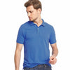 GAP Solid Azure Blue Pique Polo Shirt (Label Removed)
