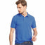 GAP Solid Azure Blue Pique Polo Shirt (Label Removed)