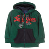 L&S Best League Zipper Hoodie Green
