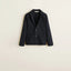 MNG/El Corte Plush Navy Blue Coat 506