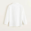 MNG Full Sleeves White Polo 504
