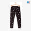 LS Different Star Print Black Legging 4346