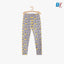 LS Lemon Printed Light Grey Legging 4363