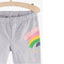 51015 Big Rainbow Print Grey Legging 4388