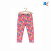 51015 Colorful Hearts Printed Dark Pink Legging 4390