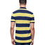 GAP Yellow And Navy Blue Stripe Pique Polo Shirt (Label Removed)