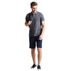 GAP Solid Charcoal Grey Pique Polo Shirt (Label Removed)