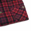 TRG Red and Black Casual Shirt