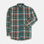 ZR Black & Orange Check Green Casual Shirt 4691