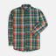 ZR Black & Orange Check Green Casual Shirt 4691