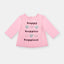 Bab CLB Happy Heart Printed Pink TShirt 484