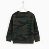 ZR Boys Wild Beast Camouflage Sweatshirt 463