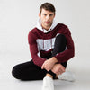 LFT BadLands Dakota Black Maroon Big and Tall Hoodie 3394
