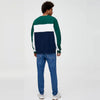 P&B Green With Color Block Sweatshirt 947