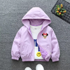 BKT Minnie Mouse Light Weight Purple Zipper Hooded 7771