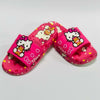 Hello Kitty With Bear Pink Slippers 7269