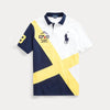 White Yacht Club Style Panel Polo 1623