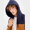 SPField Camel And Blue Color Hoodie 835