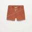 MNG Back & Front Pockets Rust Terry Shorts 8827