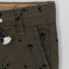 PM Palm Tree Print Dull Green Cotton Shorts 3990