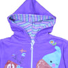 KK Elephant Zipper Purple Hoodie 2970