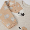 MC Baby Leopard Cream Baby Sweater 7690