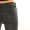 NM Ladies Black Wash Biker Denim