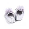 Valen Flower Bow Silver Pumps 2132