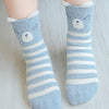 Caramella Unicorn Kitty Light Blue 4 Socks Box 3236