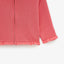 ZR Pink Frill Bottom Terry Zipper Hoodie 14530