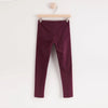 LDX Bunny Knee Patch Burgundy Legging 2814