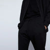 ZR Men Ribbed Trims Black 2 Piece Track Suit 3264