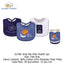 LVABLE Friends Applic Space 3 Piece Bibs Set 7926
