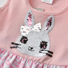 VKT Reversible Sequin Bunny Pink Frock 7489