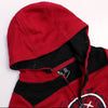 SW Red & Black Smile Face 2PCS Hood 785