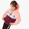 LS Young Generation Pink With Burgundy Zipper Hoodie 2781