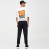 P&B Zip Pockets Technical Sports Black Trouser 2705
