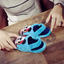DS Red Mickey Sky Blue Slippers 3283
