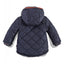 BBL Orange Contrast Blue Puffer Jacket 2832