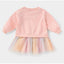 Anc Lal Multi Unicorn Light Pink Frock 3243