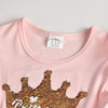 VKT Reversible Crown Sequin Pink Frock 7495