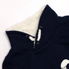 Orch 38 Sherpa Neck Navy Blue Sweat Shirt 2421