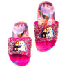 Frozen Shocking Pink Glitter Stones Top Slippers 2210