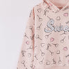 TRN Glitter Sweet Love Pink Hoodie 2932