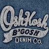 Osh Applic Mid Blue Denim Full Dungaree 3814