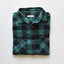 TRG Casual Shirt Check Green
