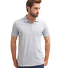 GAP Solid Grey Pique Polo Shirt (Label Removed)