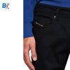 DS Cooper Button Jet Black Slim Skinny Denim 9133