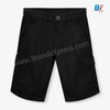 BX Six Pockets Black Cargo Cotton Shorts 9436