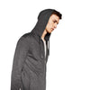 ZR Man Anthracite Grey Zipper with Hood Soft Textured Fabric (New Design)